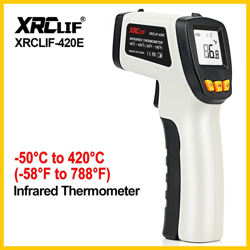Industrial Laser Temperature - XRCLIF Инфракрасный термометр Бесконтактный пирометр Лазерный