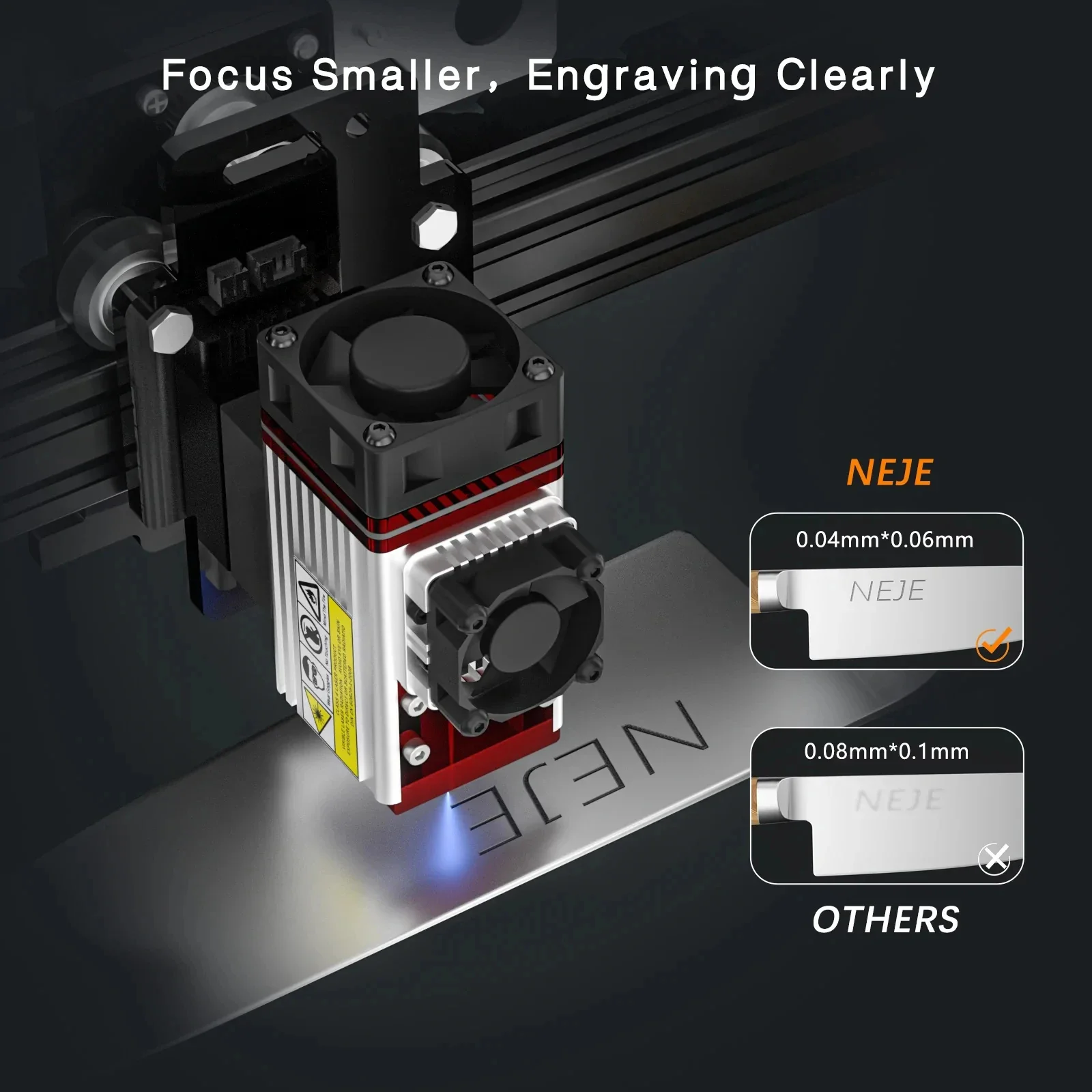 Laser Beam Expander - Премиальный лазерный модуль NEJE N30820/E30/E40/A40630/A40640 мощностью