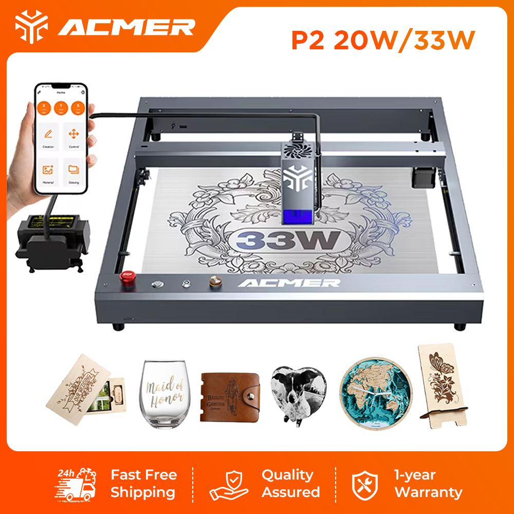 Industrial Laser Machines - Лазерный гравер и резак ACMER P2