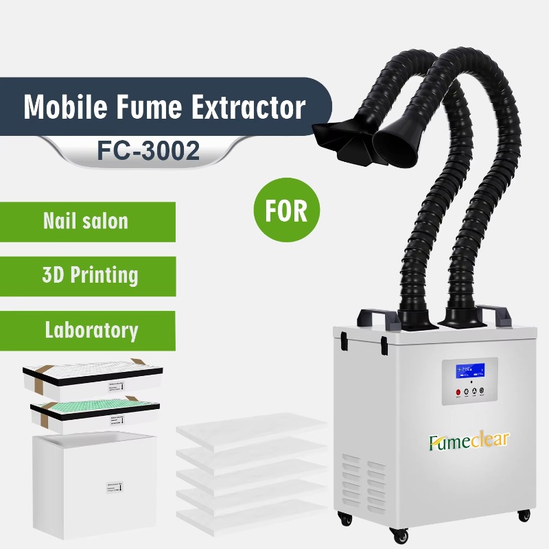 Одобренный CE портативный дымо – обзор и цена Industrial Laser Fume Extractor