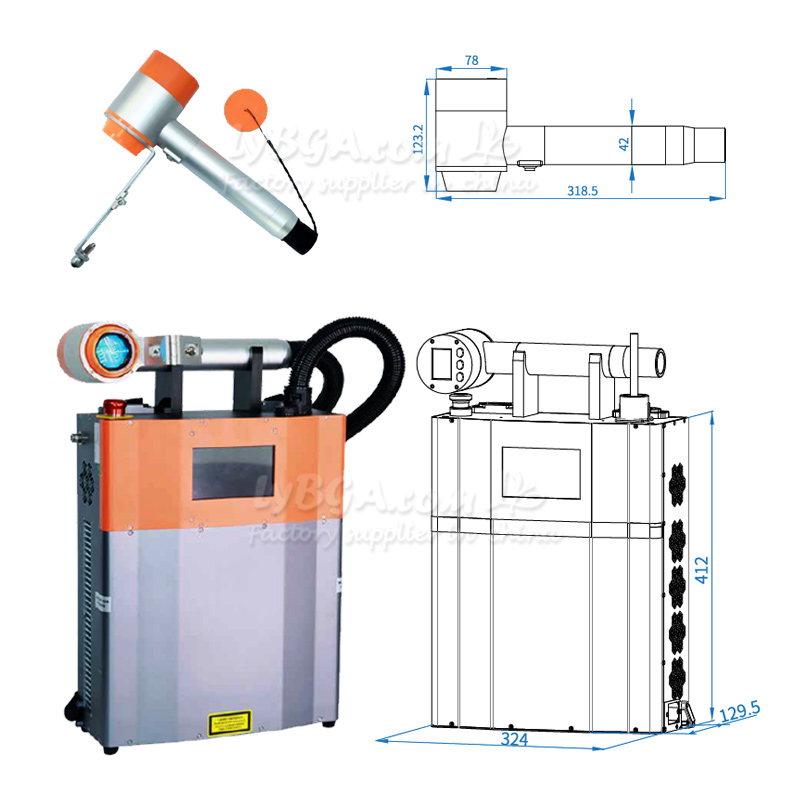 LY-LCG100A Импульсная лазерная – обзор и цена Industrial Laser Machines
